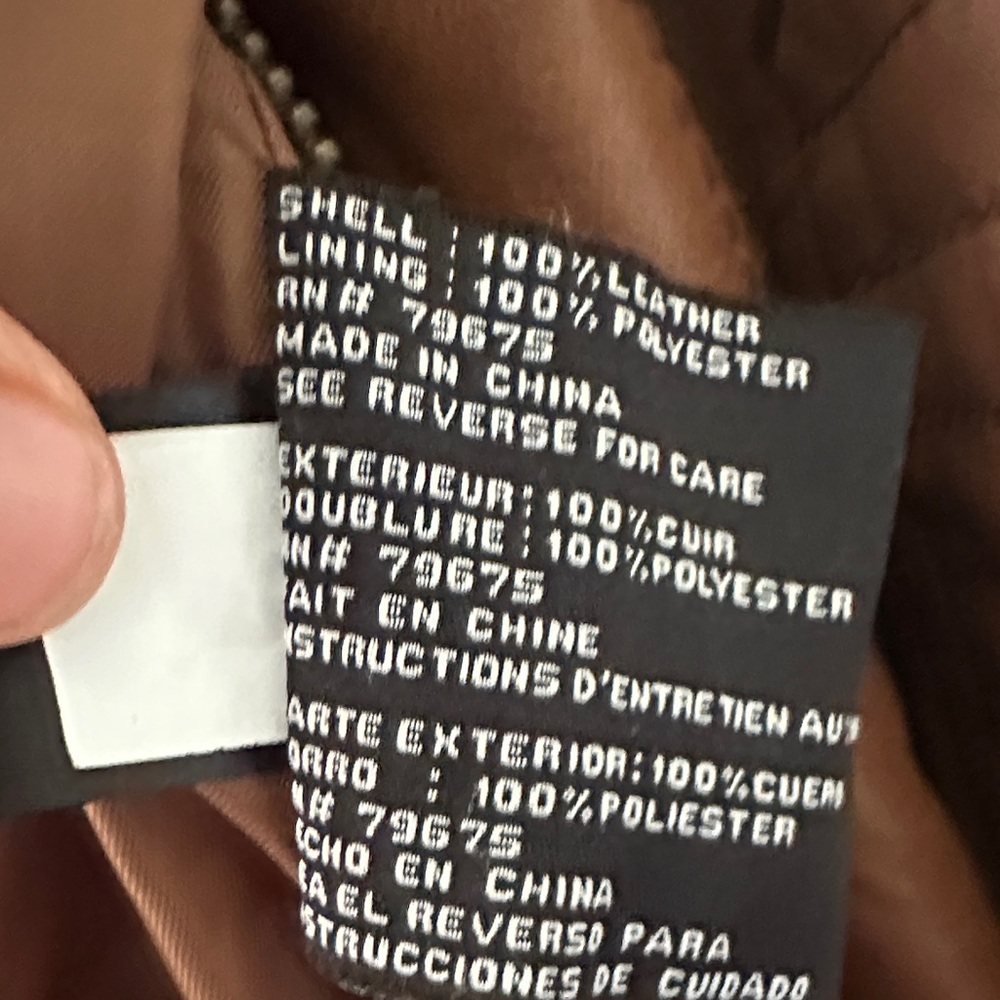 Michael Kors Tan Leather Jacket, Soft and Vintage - Picture 11 of 14
